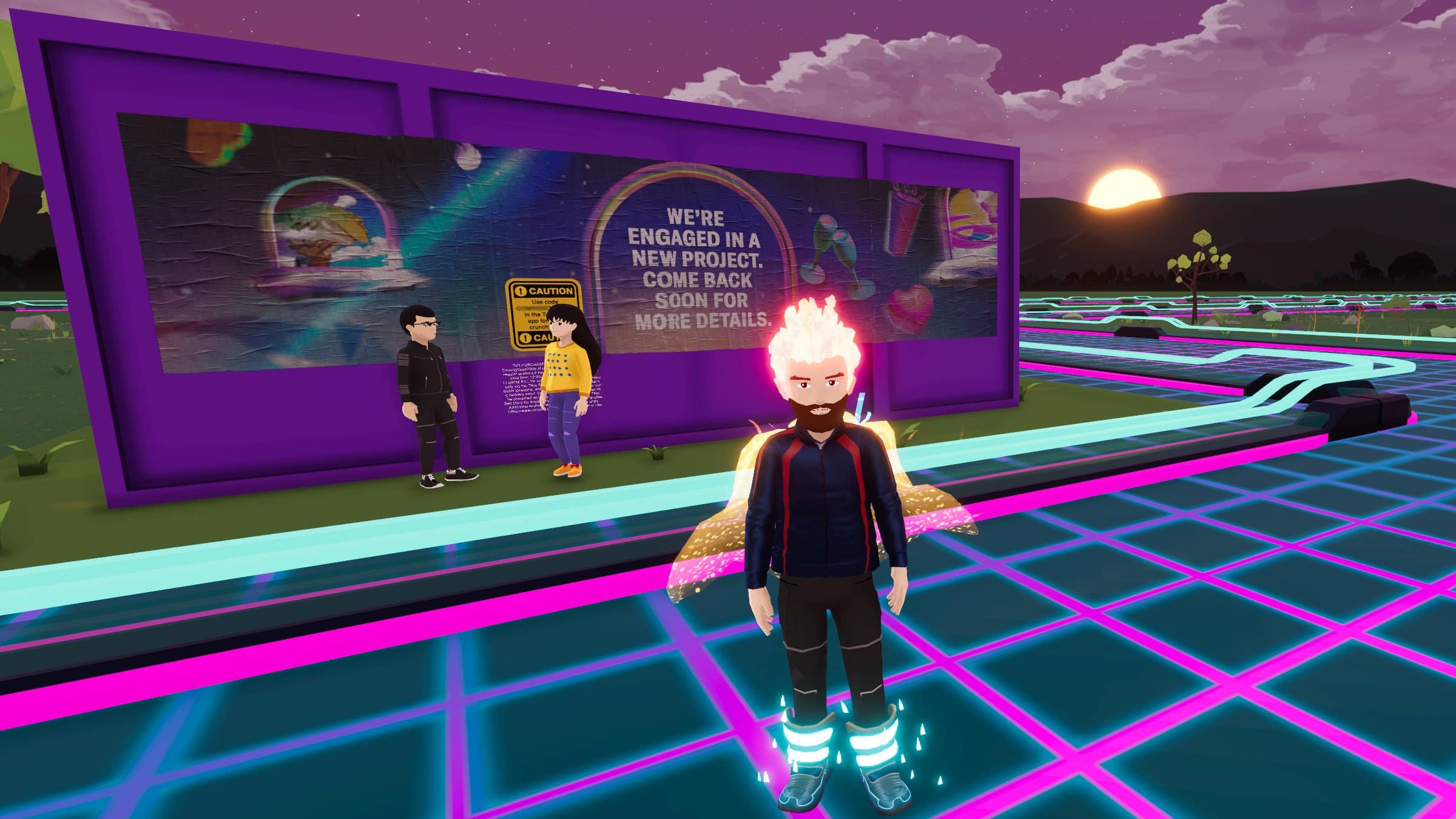 Taco Bell land in Decentraland metaverse with virtual avatars